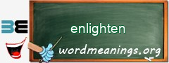 WordMeaning blackboard for enlighten